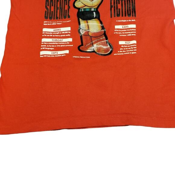 ASTRO BOY Rare Hologram Robot Mighty Atom Anime T-Shirt Red Size Medium Kids - Picture 3 of 10